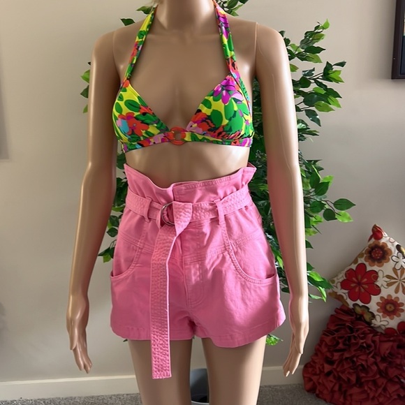 Super cute pink paper bag shorts - Picture 13 of 14